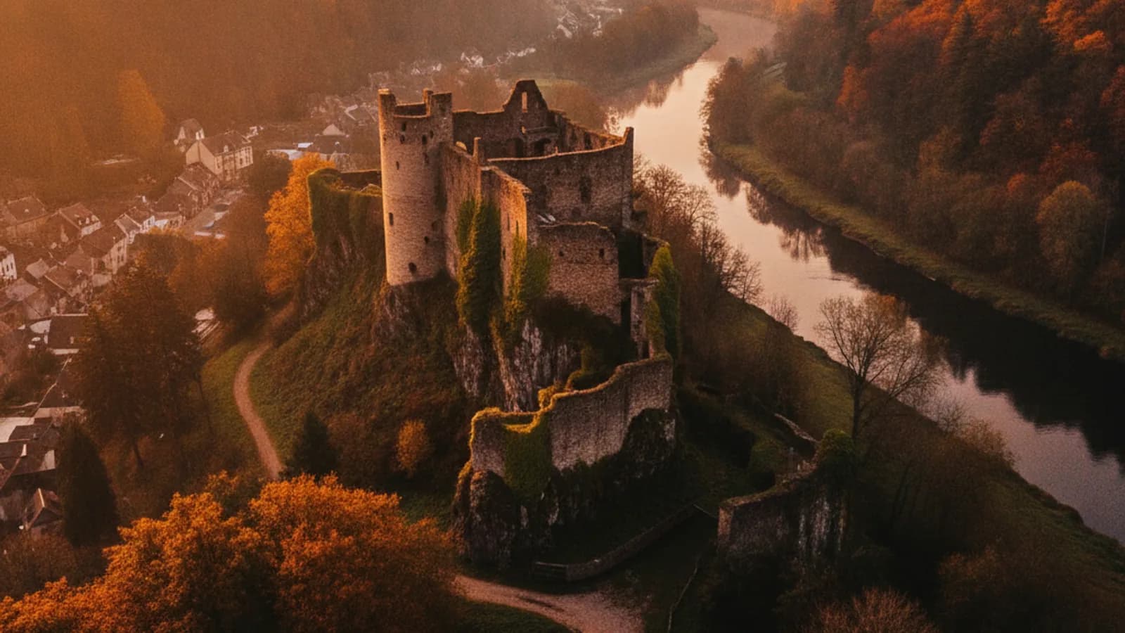 Jeu de piste à La Roche-en-Ardenne : La Roche, sentinelle de l'Ourthe : Une forteresse ardennaise