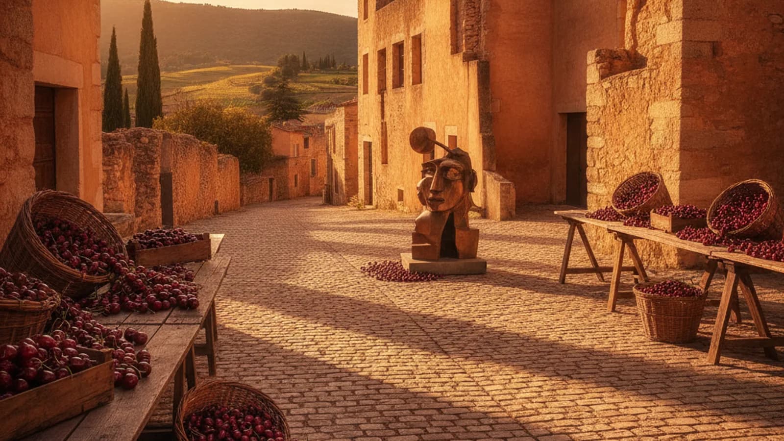 Jeu de piste & escape game outdoor à Céret : Céret : Sur les Traces des Cubistes et des Cerises