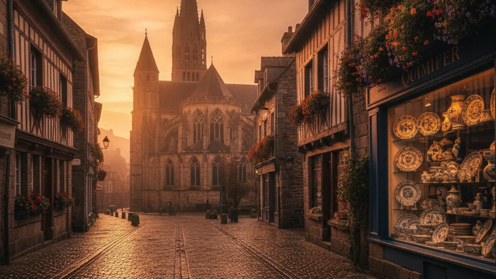 Jeu de piste & escape game outdoor à Quimper : Quimper, Cœur Gothique et Terre de Faïence