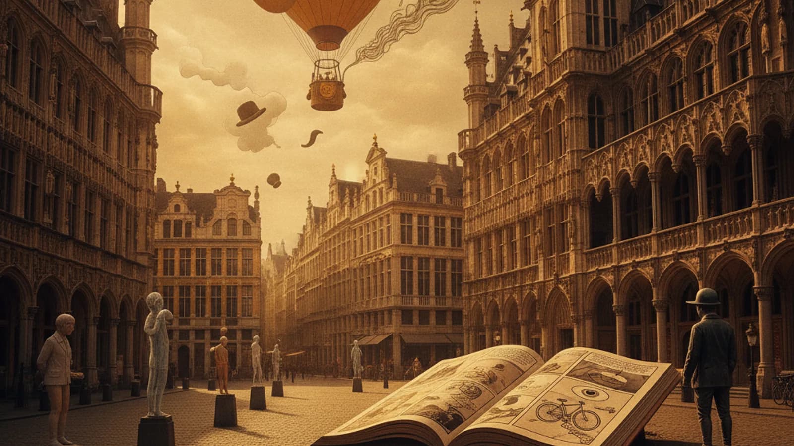 Jeu de piste à Bruxelles : Surréalisme et bande dessinée à Bruxelles