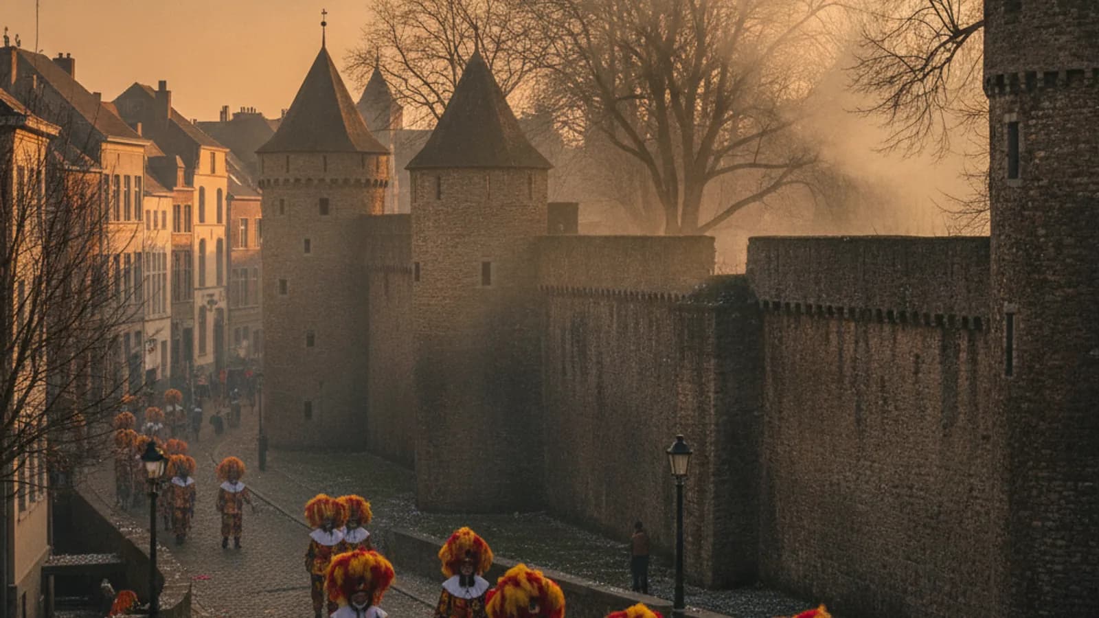 Jeu de piste & escape game outdoor à Binche : Binche : L'Écho des Remparts et le Tambour des Gilles
